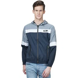Burdy Burdy full sleeve solid men's fancy Grey color windcheater Solid Men Wind Cheater-picture-27