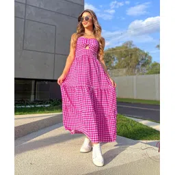 burgstudio9 Women Gown Pink Maxi/Full Length Dress-picture-16