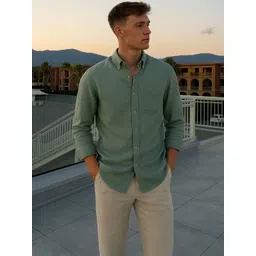 BUSCOTT Men Casual Slim Fit Shirt-picture-14