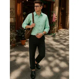 BUSCOTT Men Cotton Classic Formal Shirts-picture-15