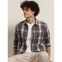 Bushirt Men Classic Checked Casual Shirt-picture-25