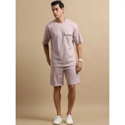 Bushirt Spanish Pink Loose Fit Co-Ord Sets-picture-22