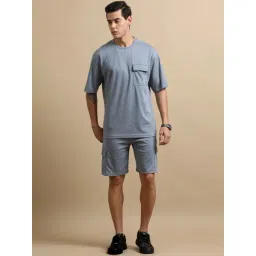 Bushirt Stardust Blue Loose Fit Co-Ord Sets-picture-47