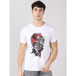 Bushirt White Cotton Crew T-Shirt-picture-15