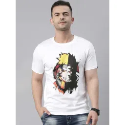 Bushirt White Cotton Crew T-Shirt image 1
