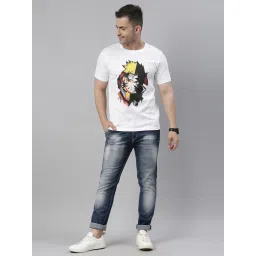 Bushirt White Cotton Crew T-Shirt image 5