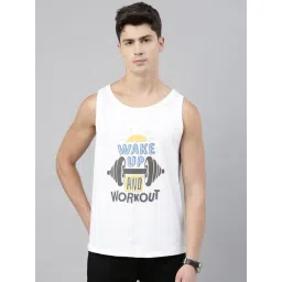 Bushirt White Printed Cotton Vest-picture-34