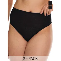 Butt-Chique Pack Of 2 Hipster Panty Briefs-picture-23