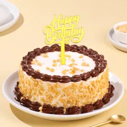 Butterscotch Crunch Birthday Cake-picture-15
