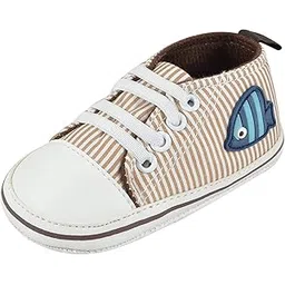 Baby Boys and Baby Girls Newborn Baby Soft Shoe Bootie (9-12 Months) Blue-image-30