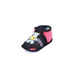 Butterthief Infants Kids Applique Teddy Fabric Booties-image-8