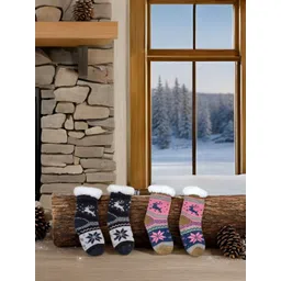 Butterthief Kids Pack Of 2 Patterned Calf Length Socks-picture-49