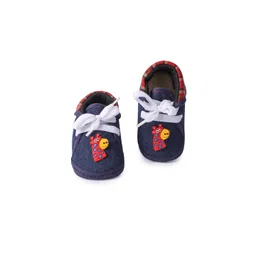 Butterthief Unisex Infants Kids Navy Blue & White Shoe-Style Sandals-image-10