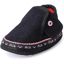 butterthief Unixes Newborn Baby Boy & Baby Girl Walking Shoe (6-9 Months) Dark Black-picture-45