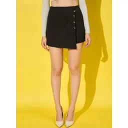 buy new trend DIMPY GARMENTS Women Asymmetric Mini Skorts-picture-15