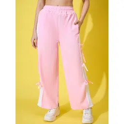 BUY NEW TREND Women Relaxed Wide Leg High-Rise Trouser With Side Bow Design-picture-38