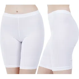 buy that trendz Solid Women White Cycling Shorts-picture-21