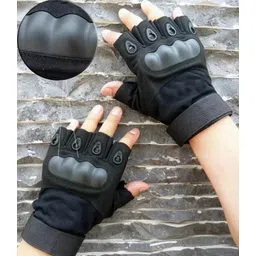 buyfeb Half Finger Hand Gloves for Bike Riding, Sports, Cycling, Travelling, Camping Gym & Fitness Gloves-picture-16