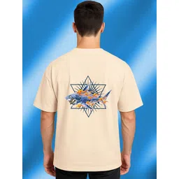 BUYTHATTRENDZ Men Oversized Graphic Printed Cotton T-shirt-picture-27