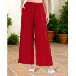 buythattrendz Women Flared Palazzo with Elasticated Waist-picture-14