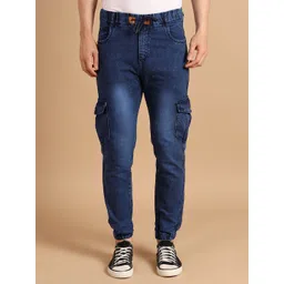 BUZZIC FASHION UNLIMITED Men Mid-Rise Cotton Cargo Styles Jogger Jeans-picture-27