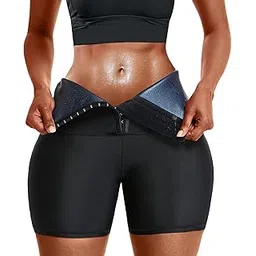bxvx Sauna Sweat Short Pants Suits for Women High Waist Slimming Shorts Compression Thermo Workout Body Shaper Thighs-picture-53