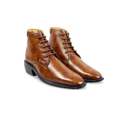 Bxxy Men Block-Heeled Height Increasing Regular Boots-picture-19