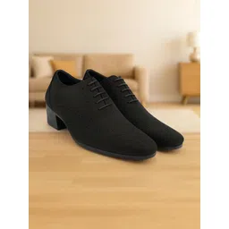 Bxxy Men Perforations Velvet Block Heel Brogues-picture-14