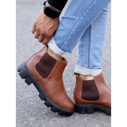 Bxxy Men Slip-on Chelsea Ankle Boots-picture-11