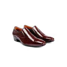 Bxxy Men Square Toe Slip-On Elevator Formal Shoes-picture-29