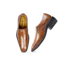 Bxxy Men Tan Slip-On Formal Elevator Loafer-picture-25