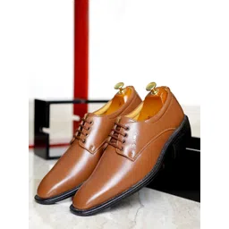 Bxxy Men Textured Formal Elevator Derbys-picture-33