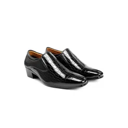 Bxxy Men Textured Formal Elevator Slip-On Shoes-picture-12