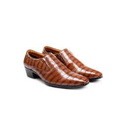 Bxxy Men Textured Formal Slip-On Shoes-picture-20
