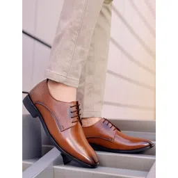 Bxxy Men Textured Leather Derbys-picture-19