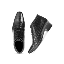 Bxxy Men Textured Leather Formal Derbys image 1
