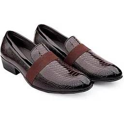 bxxy Men's 1.5 Inch Heel Height Increasing Faux Leather Material Casual Formal Slip-On Loafer Shoes-picture-26