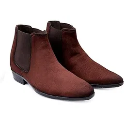 bxxy Men's 3.5 Inch Hidden Height Increasing Suede Material with Casual Slipon Formal and Chelsea Boot.-picture-55