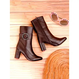 Bxxy Women High Ankle Zipper Boot-picture-18