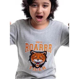 BYB PREMIUM Boys Grey Printed Sweatshirt image 5