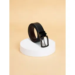 Byford by Pantaloons Black & Brown Fabric Reversible Belt for Men-picture-32