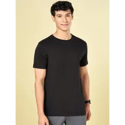 Byford By Pantaloons Black Cotton Slim Fit T-Shirt-picture-43