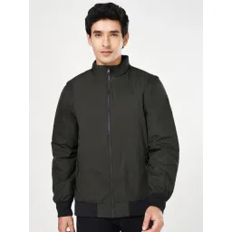 Byford By Pantaloons Black Regular Fit Reversible Jacket-picture-30