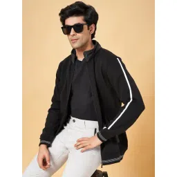 Byford by Pantaloons Black Slim Fit Printed Sweatshirt-picture-24