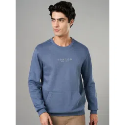 Byford By Pantaloons Blue Cotton Regular Fit Printed Sweatshirt-picture-14