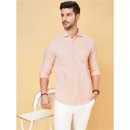 BYFORD by Pantaloons Cotton Spread Collar Long Sleeves Slim Fit Opaque Casual Shirt-picture-35