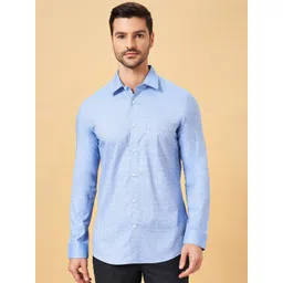 BYFORD by Pantaloons Cotton Spread Collar Slim Fit Opaque Casual Shirt-picture-33