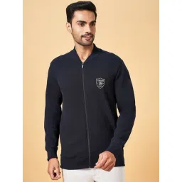 Byford by Pantaloons Dark Navy Slim Fit Sweatshirt-picture-17