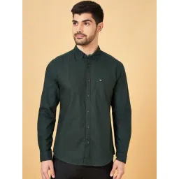 Byford By Pantaloons Green Slim Fit Shirt-picture-21