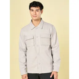 Byford By Pantaloons Grey Regular Fit Jacket-picture-30